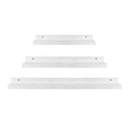 WALL SHELF SET STACKO COZI (S,M,L) WHITE 3PCS