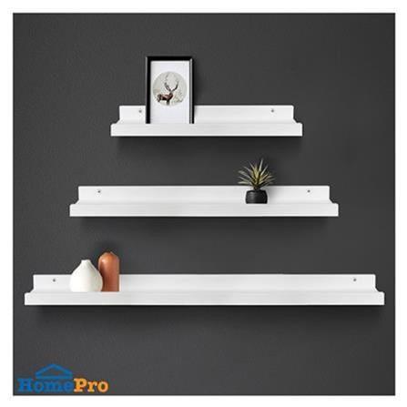 WALL SHELF SET STACKO COZI (S,M,L) WHITE 3PCS