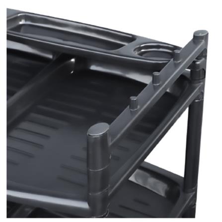 4 TIER SHOE RACK51X41X80CM ME LIVING GREY