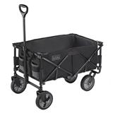 BLACK & DECKER COLLAPSIBLE WAGON CART BDCWBK01-XJ 80KG – BLACK