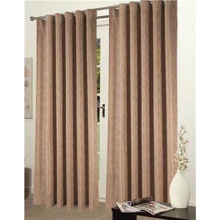 RED DANIELLE CURTAIN FRENCH PLEAT ALAINA C17 80927 2P BROWN