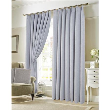 RED DANIELLE CURTAIN FRENCH PLEAT SUNBLOCK C11 80925 3P BLUE