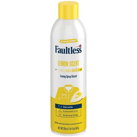 FAULTLESS LEMON SCENT IRONING SPRAY STARCH 567G
