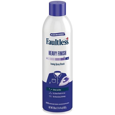 FAULTLESS HEAVY FINISH IRONING SPRAY STARCH 567G