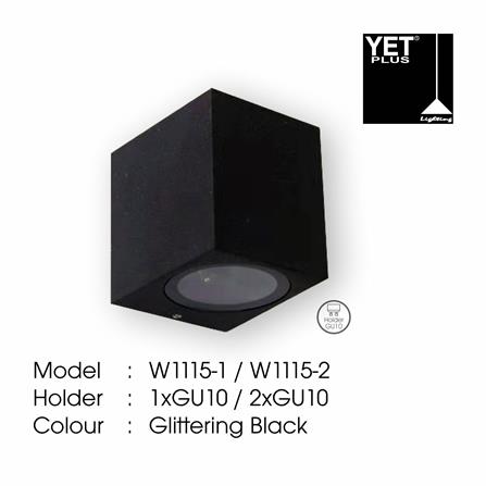 YETPLUS WALL OUTDOOR W1115-1 GU10 WARM WHITE (3000K)
