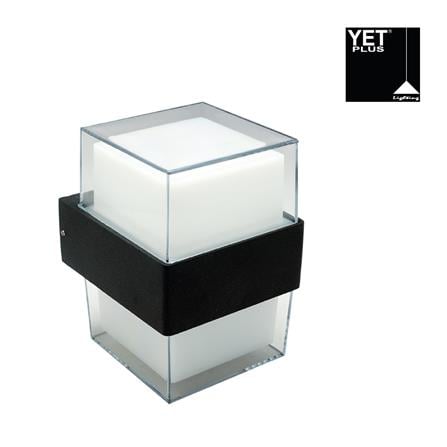 YETPLUS WALL OUTDOOR W3245-2 2X6W WARM WHITE (3000K)