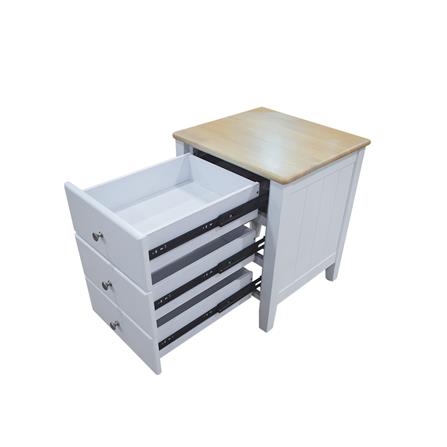 SNOOZELAND TYLER BEDSIDE TABLE 3 DRAWERS