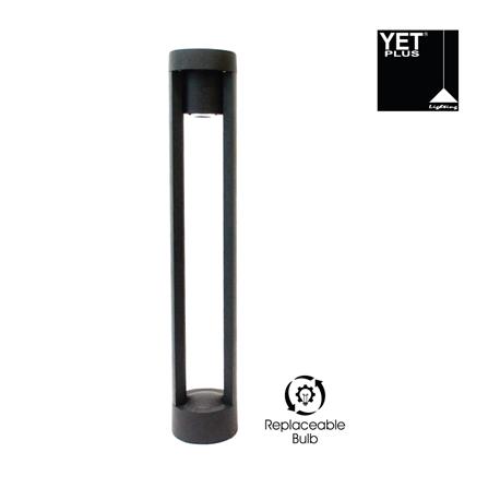 YETPLUS BOLLARD BL3238 GU10 BLACK H80