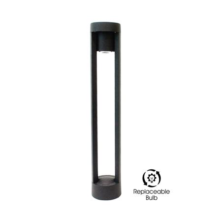 YETPLUS BOLLARD BL3238 GU10 BLACK H60
