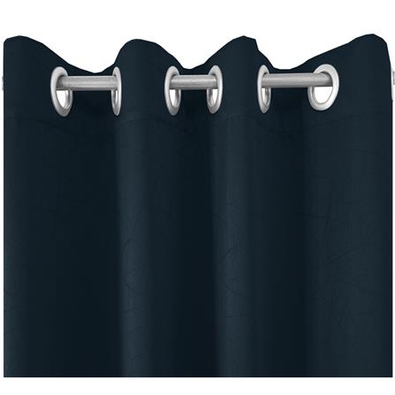 HLS CURTAIN EYELET LILY UV 140X180CM DARK BLUE
