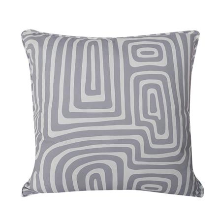 HLS CUSHION MAZEO 24X24 GRAY