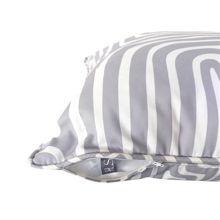 HLS CUSHION MAZEO 24X24 GRAY