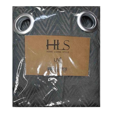 HLS CURTAIN EYELET BELLE UV 140X220CM DARK GRAY