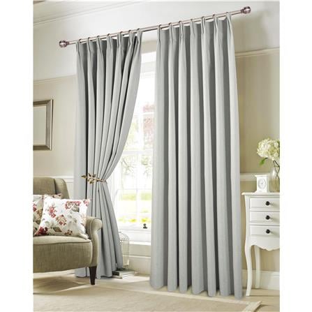 RED DANIELLE CURTAIN FRENCH PLEAT URBAN C21 80938-10 SILVER