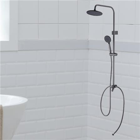 LIVINOX RAIN SHOWER LRS-GM801R-GUN METAL H120XW38XD14 CM