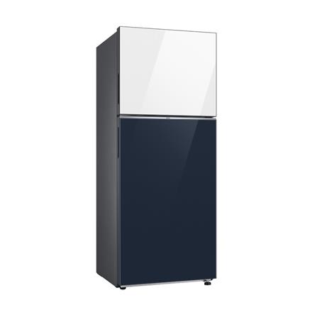 SAMSUNG 2 DOOR REFRIGERATOR RT47CB66448AME 476L CLEAN WHITE & NAVY BESPOKE