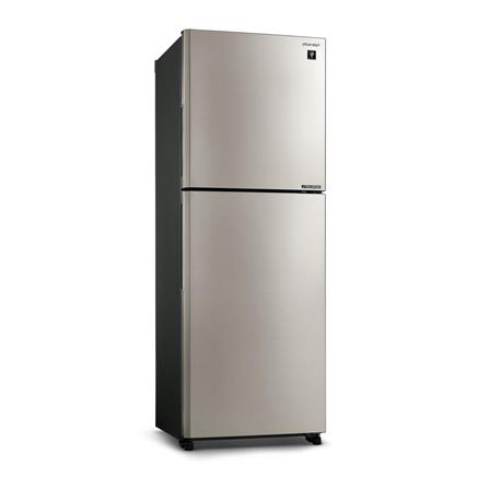 SHARP 2 DOOR REFRIGERATOR SJ4122MSS 410L SILVER FOLIO
