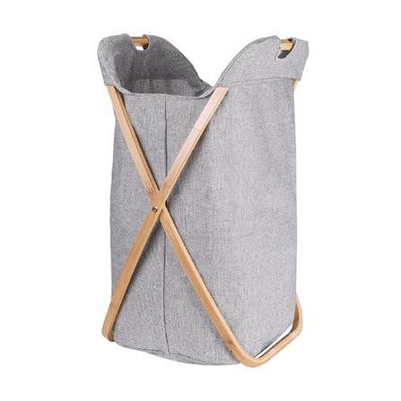 CLOTH HAMPER SQUARE X STAND GREY PLIM 44X40X66CM HPR-2023-001