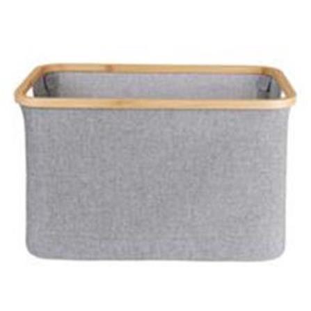 CLOTH BASKET GREY 54X33CM PLIM HPR-2023-003
