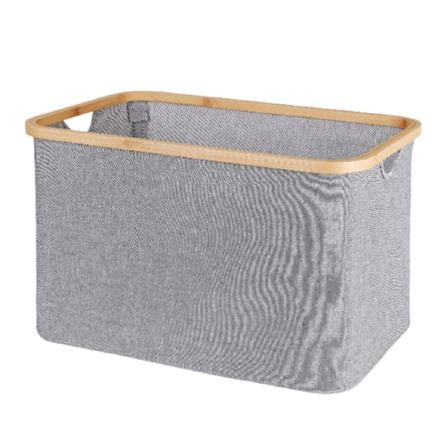 CLOTH BASKET GREY 54X33CM PLIM HPR-2023-003