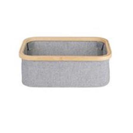 CLOTH BASKET GREY 38X13.5CM PLIM HPR-2023-005