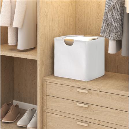 BASKET WITH HANDLE SIMPLE M CREAM PLIM HPR-2023-012