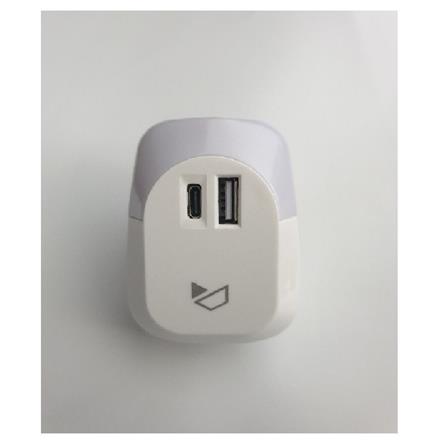 QUICK CHARGE ADAPTOR With LED DIM LIGHT ZAL20 ZEATAR