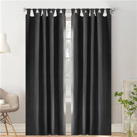 HLS CURTAIN TAB TOP LIANA UV 130X220CM GRAY