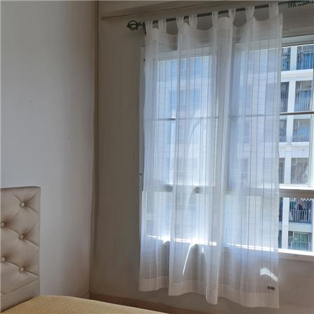 HLS SHEER CURTAIN TAB TOP SCOT 150X180CM WHITE