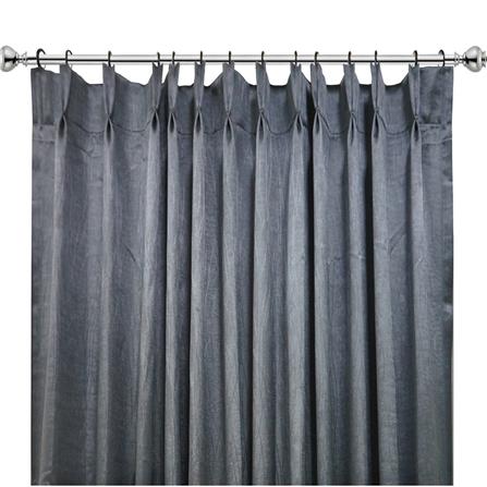 HLS CURTAIN FRENCH PLEAT LIANA UV 140X250CM GRAY