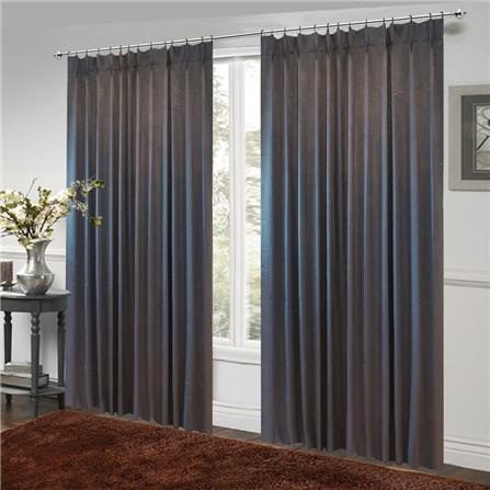 HLS CURTAIN FRENCH PLEAT LIANA UV 140X250CM GRAY