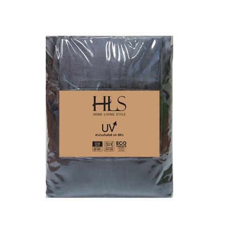 HLS CURTAIN FRENCH PLEAT LIANA UV 140X180CM GRAY