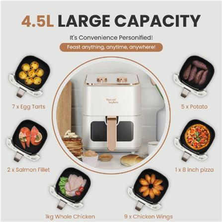 RUSSELL TAYLORS AIR FRYER Z3 CREAM 1200W 4.5L ANALOGUE