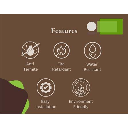 ECOCLASS WALL LINE 300X16X2.5CM A4-102 LIGHT OAK 0.48M2