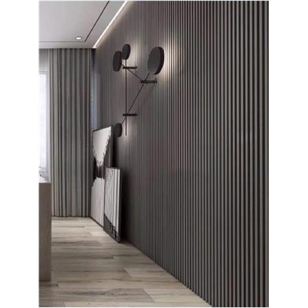 ECOCLASS WALL LINE 300X16X2.5CM A4-08 METAL BLACK 0.48M2