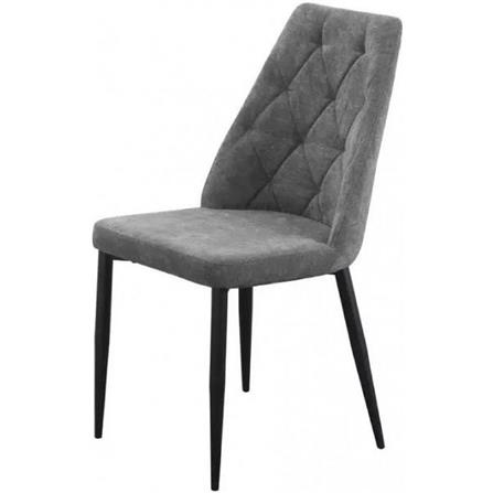 DINING CHAIR JOVY-B GREY/BLACK