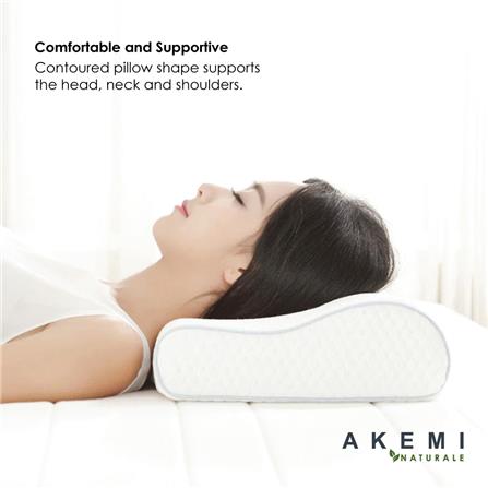 AKEMI NATURALE VENTILATED CONTOUR LATEX PILLOW