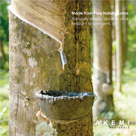 AKEMI NATURALE VENTILATED CONTOUR LATEX PILLOW