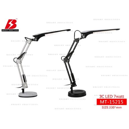 BO DESK LAMP LED MT15215 3COLOUR 7WATT WHITE
