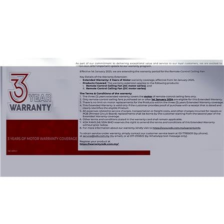 KDK CEILING FAN K14TE-DG DARK GREY 4BLADES 56"