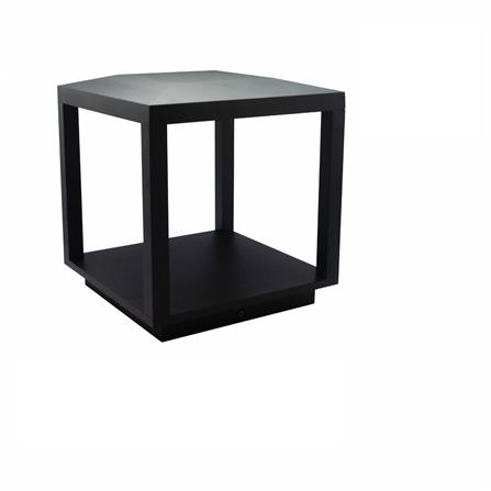 YETPLUS GATE LAMP LED G6803 250MM 15W WARM WHITE (3000K) BLACK 10"