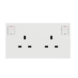AVATARONC  13A 2 GANG SOCKET WE SCHNEIDER