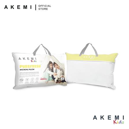 AKEMI KIDS PUREFRESH MICROFIL PILLOW 48X37X2CM WHITE