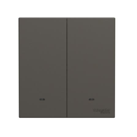 AVATARONC 2 GANG 1 WAY SWITCH DG SCHNEIDER