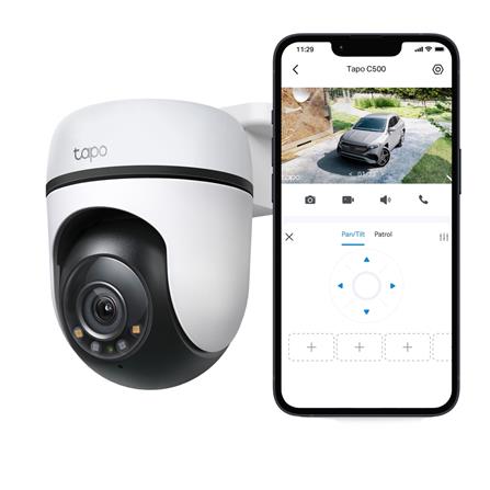 TP-LINK C500 OUTDOOR PAN AND TILT SECURITY WI-FI CAMERA WHITE