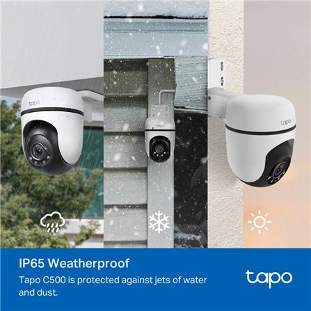 TP-LINK C500 OUTDOOR PAN AND TILT SECURITY WI-FI CAMERA WHITE
