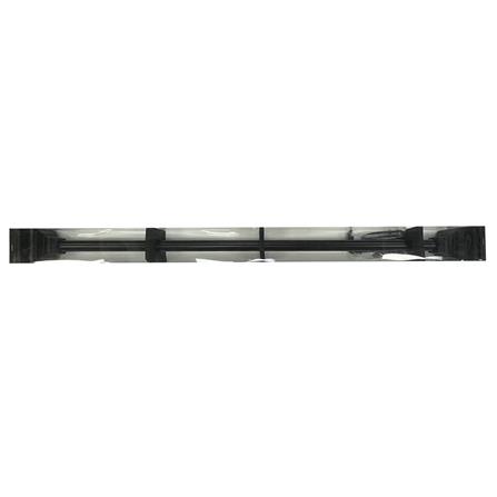 HLS CURTAIN ROD 25MM SQUARE 140-270CM BLACK