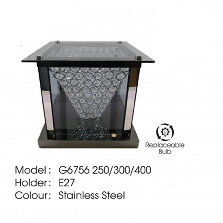 YETPLUS GATE LAMP G6756 300MM E27 STAINLESS STEEL 12"