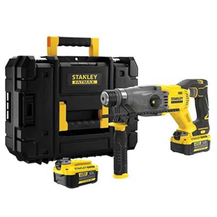 STANLEY&nbsp;CORDLESS 20V BRUSHLESSROTARY HAMMER(X2 4.0Ah BATTERY INCLUDED)