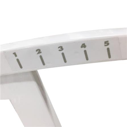 SPRING PLASTIC LOUNGER V10 WHITE